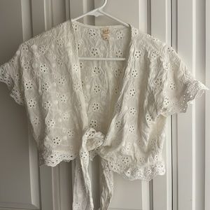 VICI two piece cotton lace set